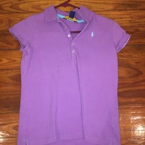 Polo Ralph Lauren Purple collared shirt